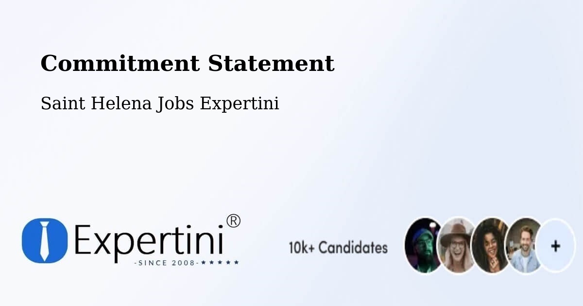 Corporate Commitment – Jamestown - Saint Helena Jobs Expertini